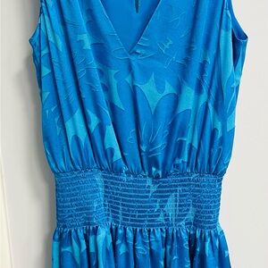 ❤️STUNNING & BRAND NEW RAMY BROOK DRESS IN TURQUOISE SATIN! Never worn!